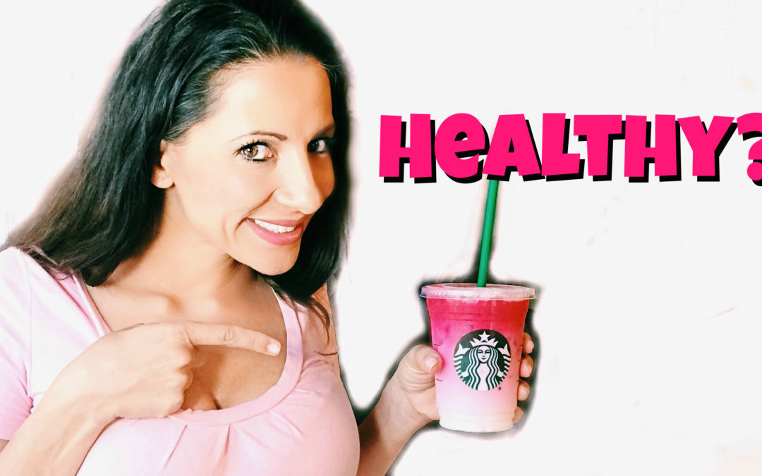 Starbucks Iced Drinks | Healthy Iced Teas at Starbucks + Ombre Pink Drink Review